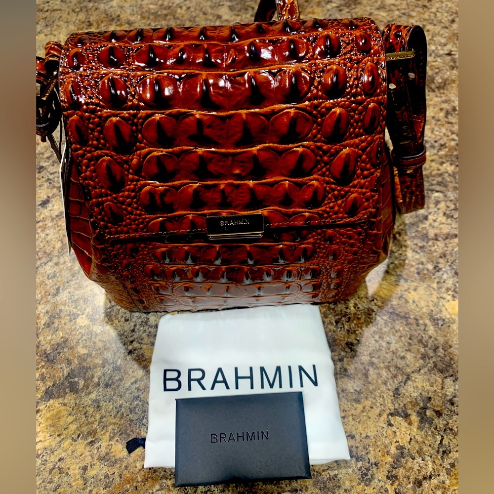 RECENTLY REDUCED‼️ Brahmin Margo Pecan Melbourne Handbag
